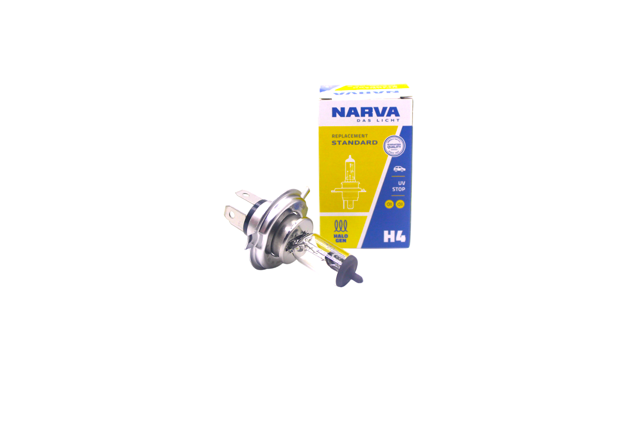 Narva Ön Far Ampulü 12Volt 60/55W 3 Fişli H4 Tipi Civalı Orjinal Ürün