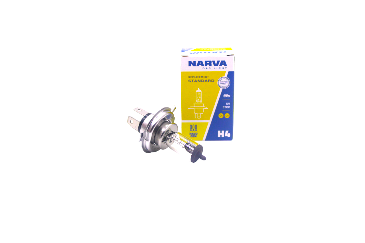 Narva Ön Far Ampulü 12Volt 60/55W 3 Fişli H4 Tipi Civalı Orjinal Ürün