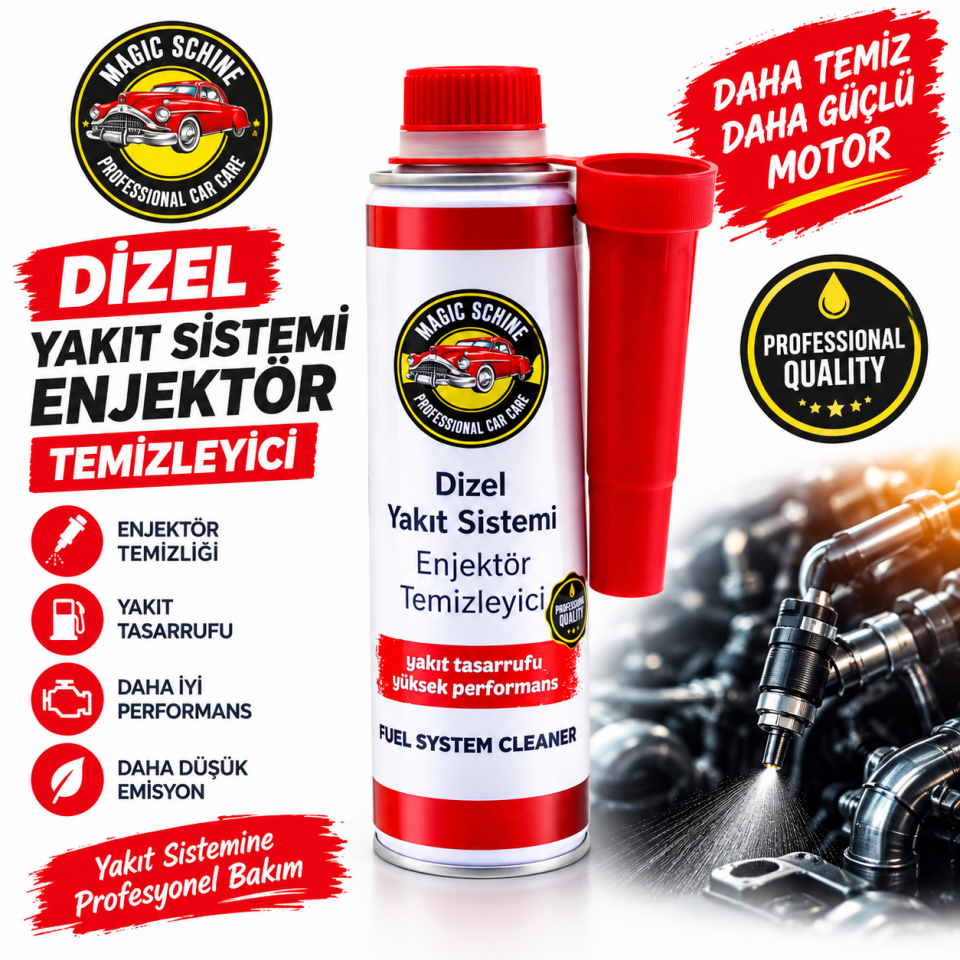 300 ml Dizel Yakıt Sistemi Enjektör Temizleyici
