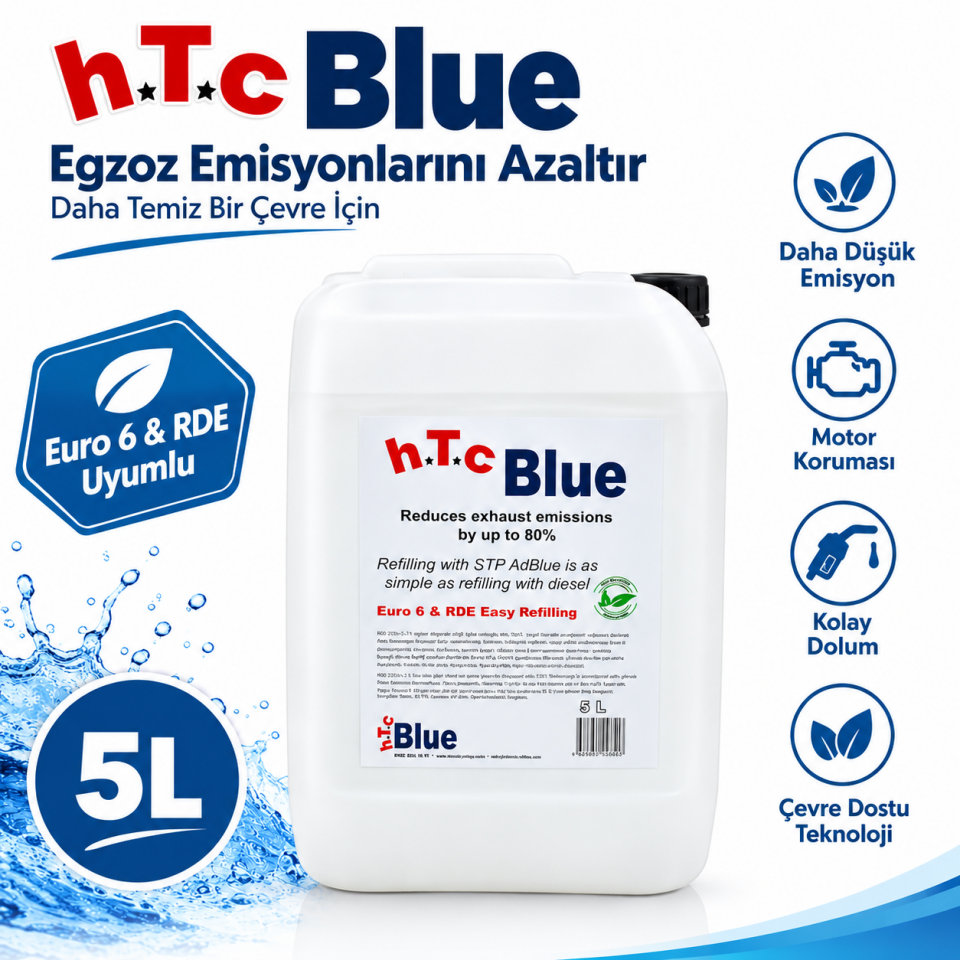 hTc Adblue Iso 22241 Sertifikalı Üre Solüsyonu 5Lt