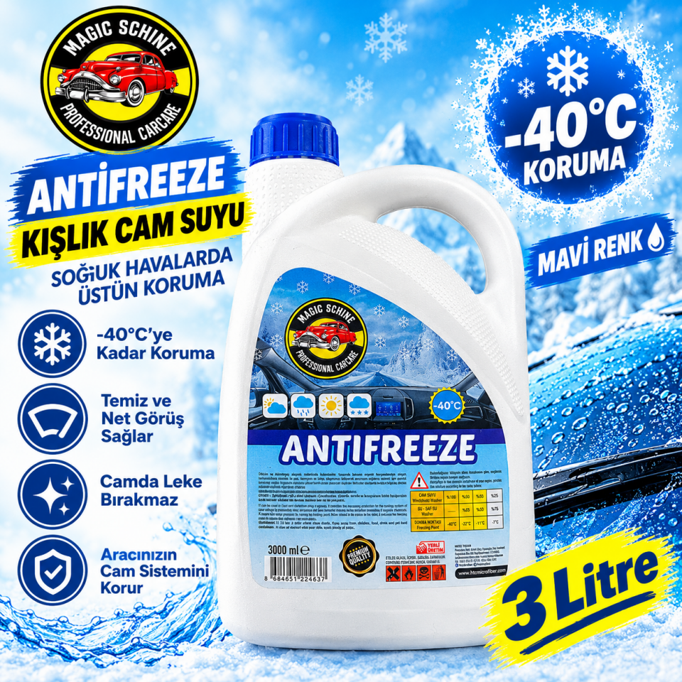 -40° İnorganik  Mavi Antifriz 3 litre