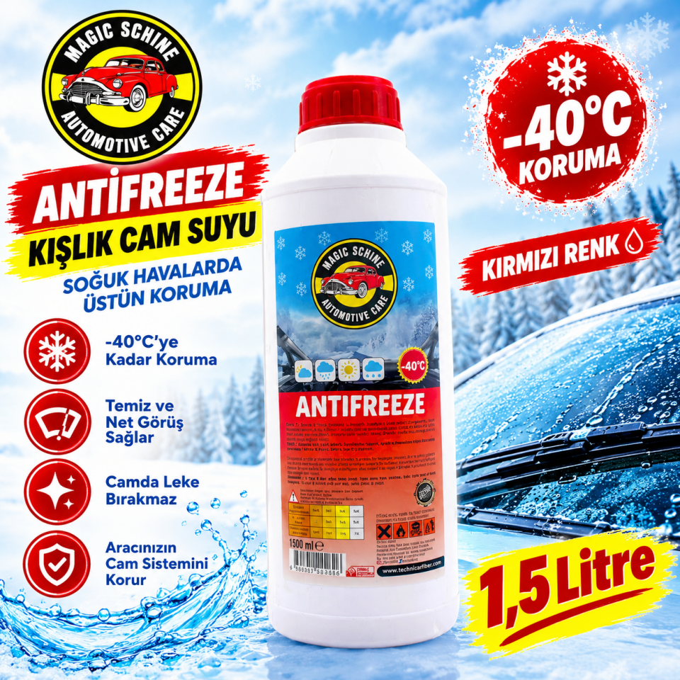 -40° Organik Kırmızı Antifriz 1.5 litre