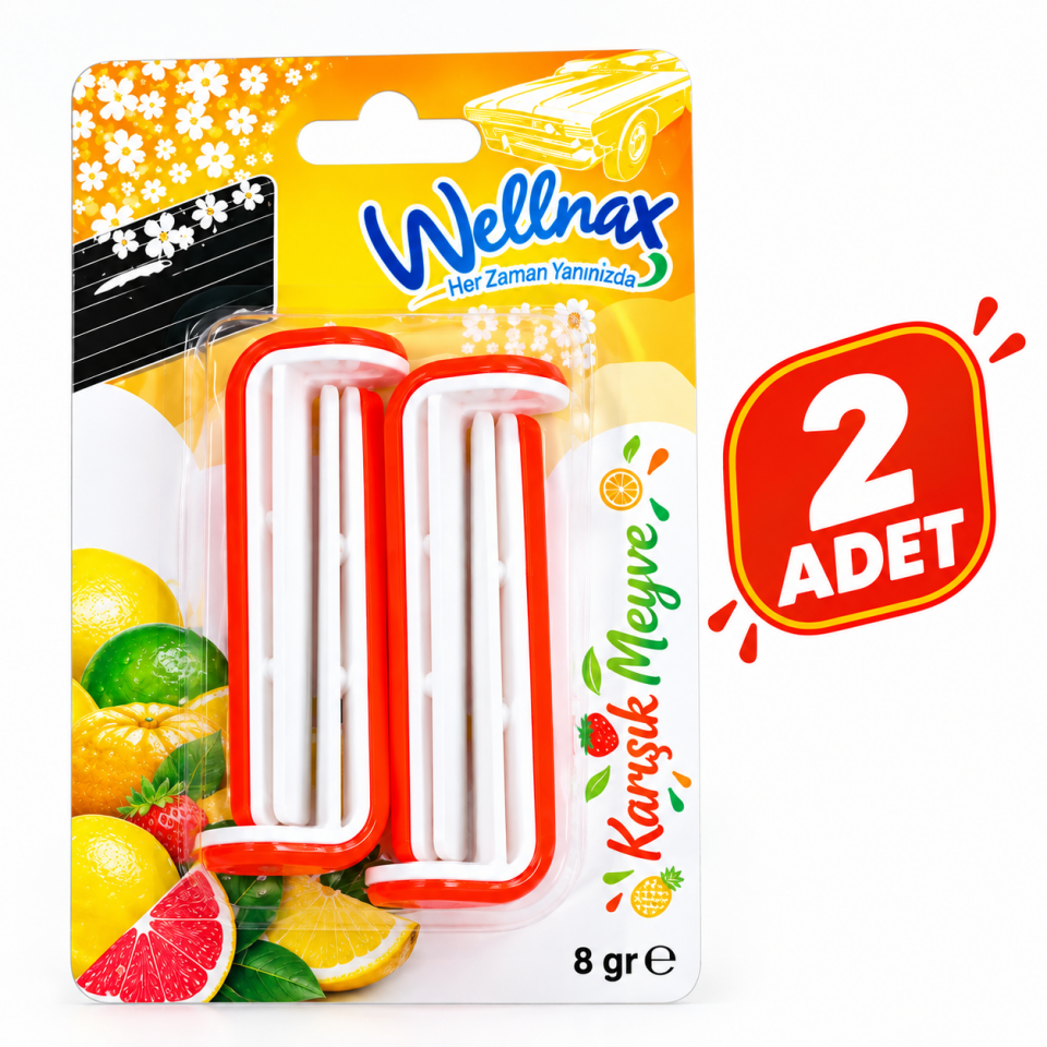 Klips Oto Klima Kokusu 8 gr-Karışık Meyve