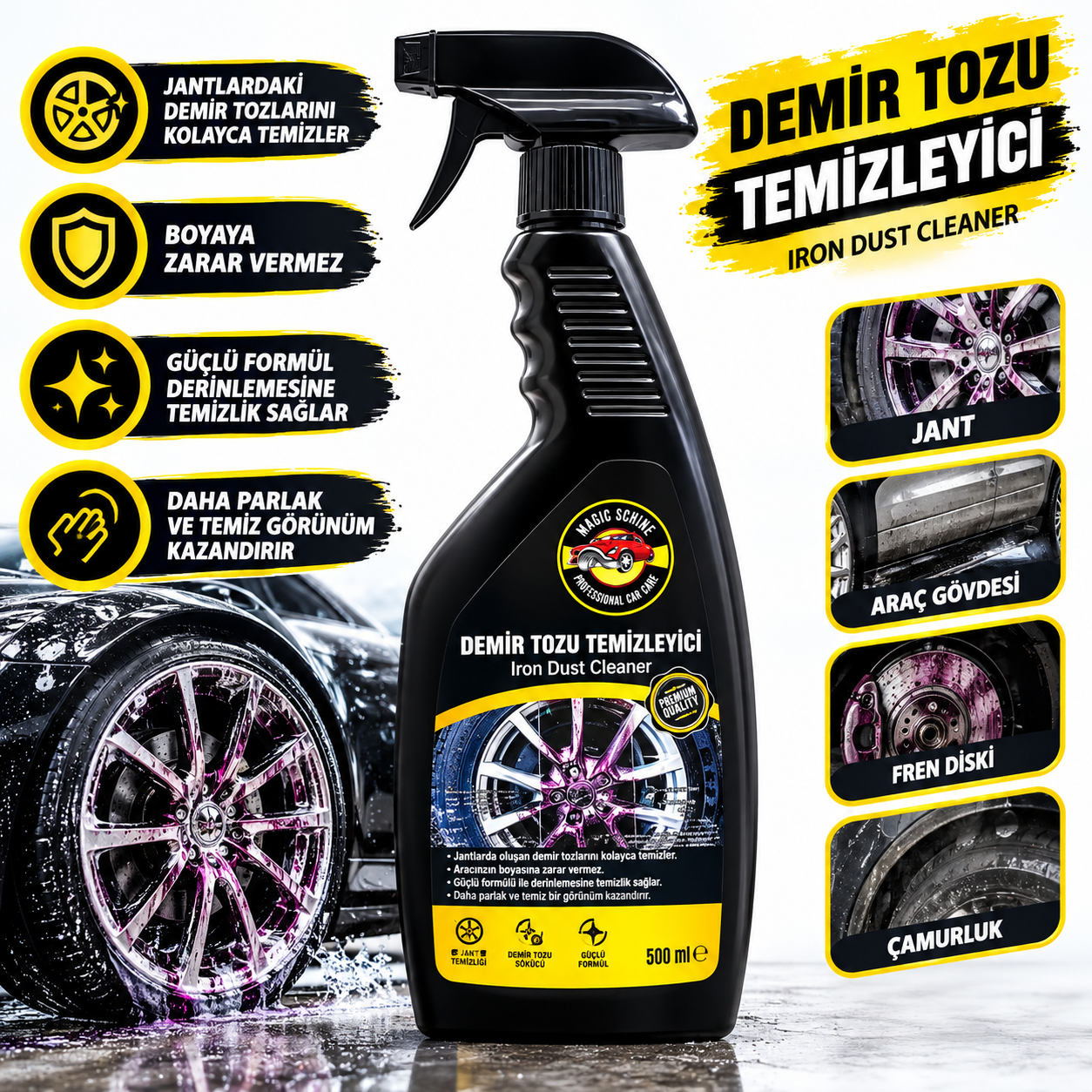 Demir Tozu Temizleyici 500 ml