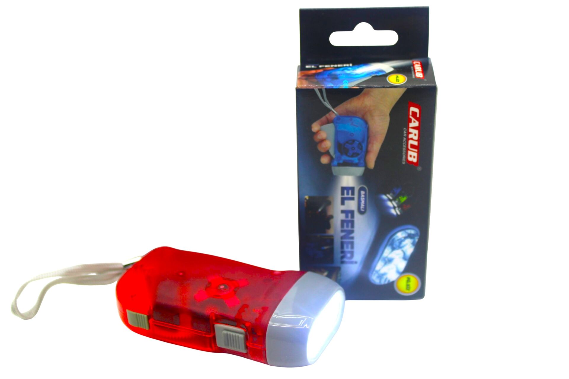 Carub Pilsiz Dinamolu Ledli El Feneri