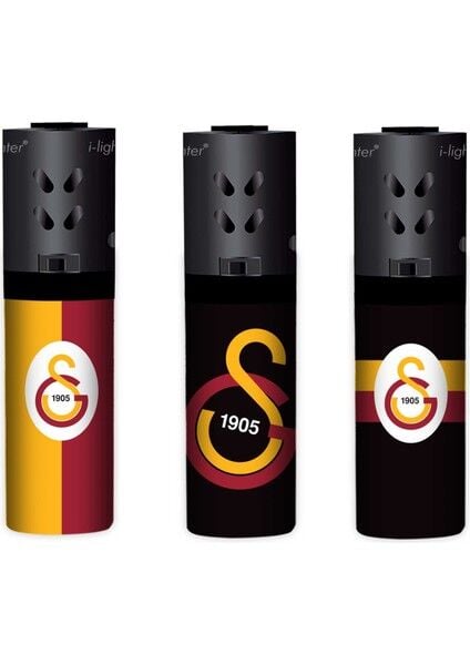 İ-lighter 434 Turbo Lisanslı Taraftar Çakmak Galatasaray 3 Adet