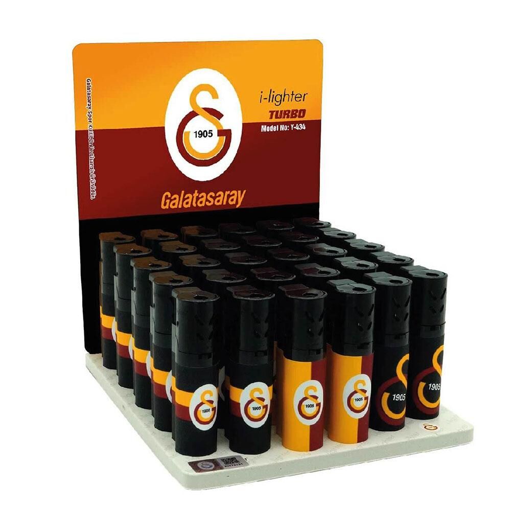 İ-lighter 434 Turbo Lisanslı Taraftar Çakmak Galatasaray Pk. 30 adet