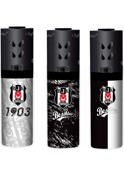 İ-lighter 434 Turbo Lisanslı Taraftar Çakmak Beşiktaş 3 Adet