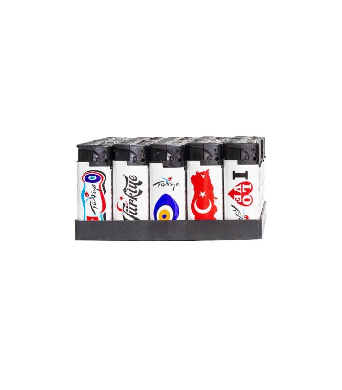 Koko 1800 Turbo Rezistanslı Çakmak 3 Adet