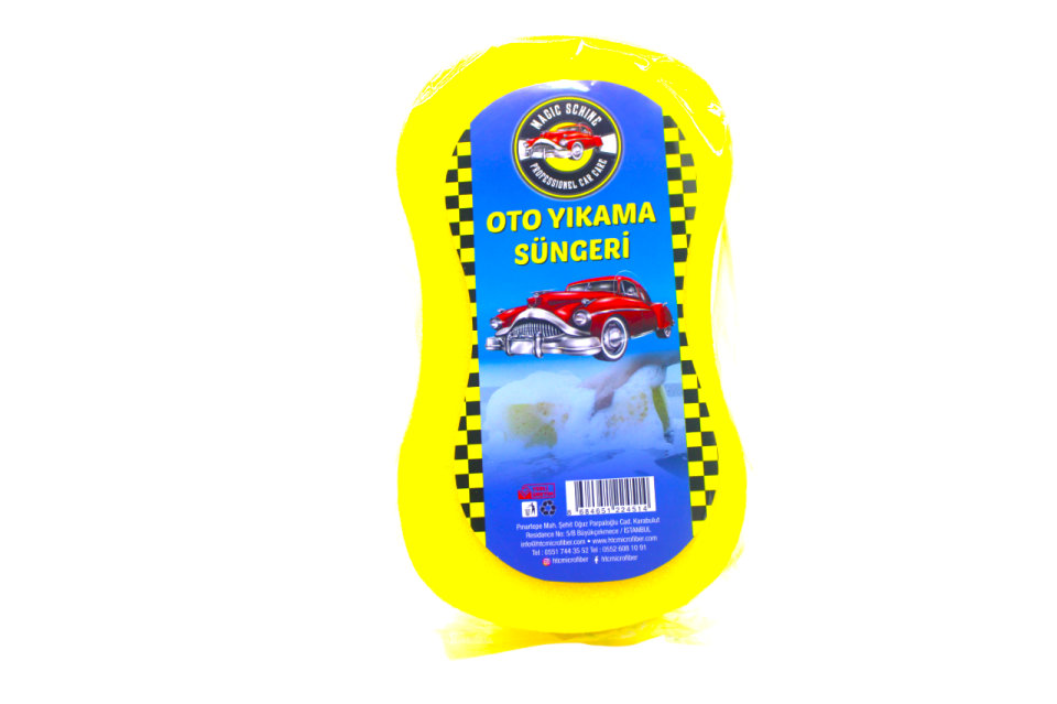 Magic Schine Yıkama Süngeri + Overloksuz 4 'lü SET