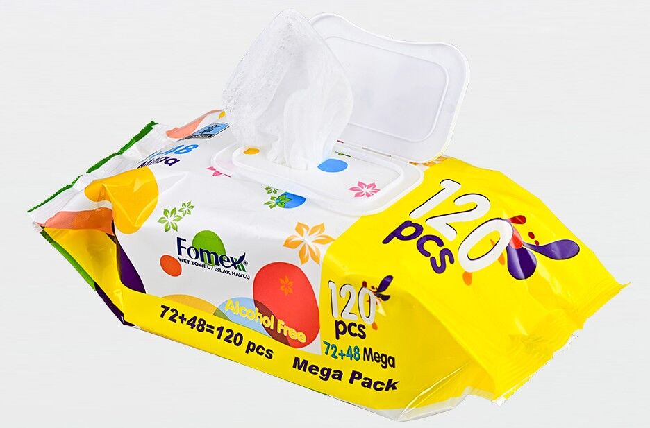 Magic Schine 120 'li Islak Mendil + 40*40 Microfiber Havl Bez SET