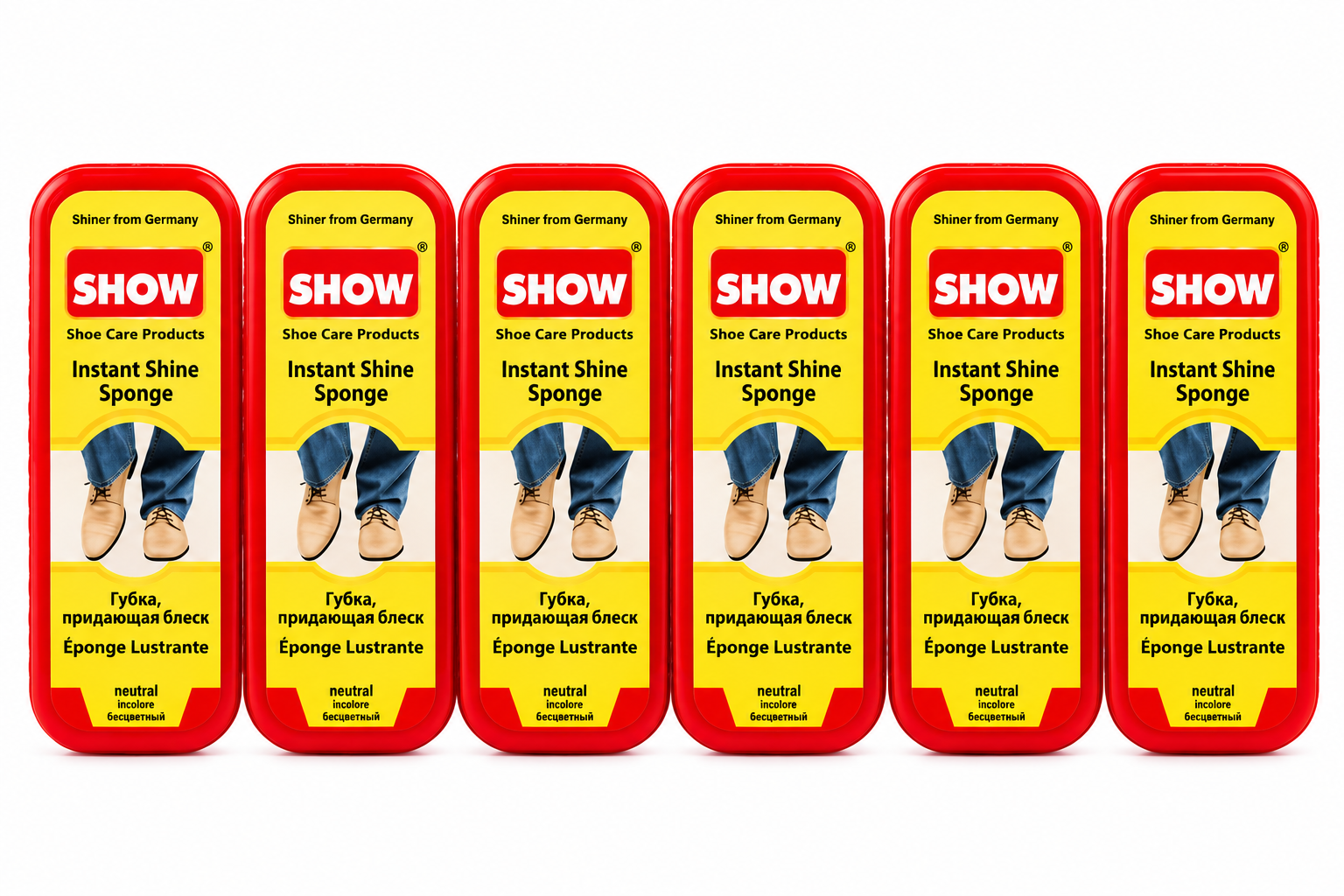 6'LI Show Yağlı Torpido - Ayakkabı Parlatıcı Sünger