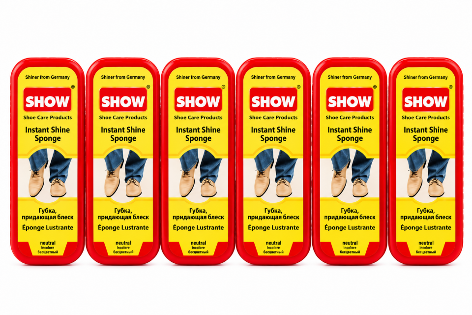 6'LI Show Yağlı Torpido - Ayakkabı Parlatıcı Sünger