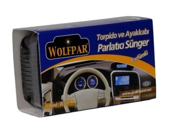 Wolfpar Yağlı Sünger Torpido Ayakkabı Tampon  Parlatıcı Sünger