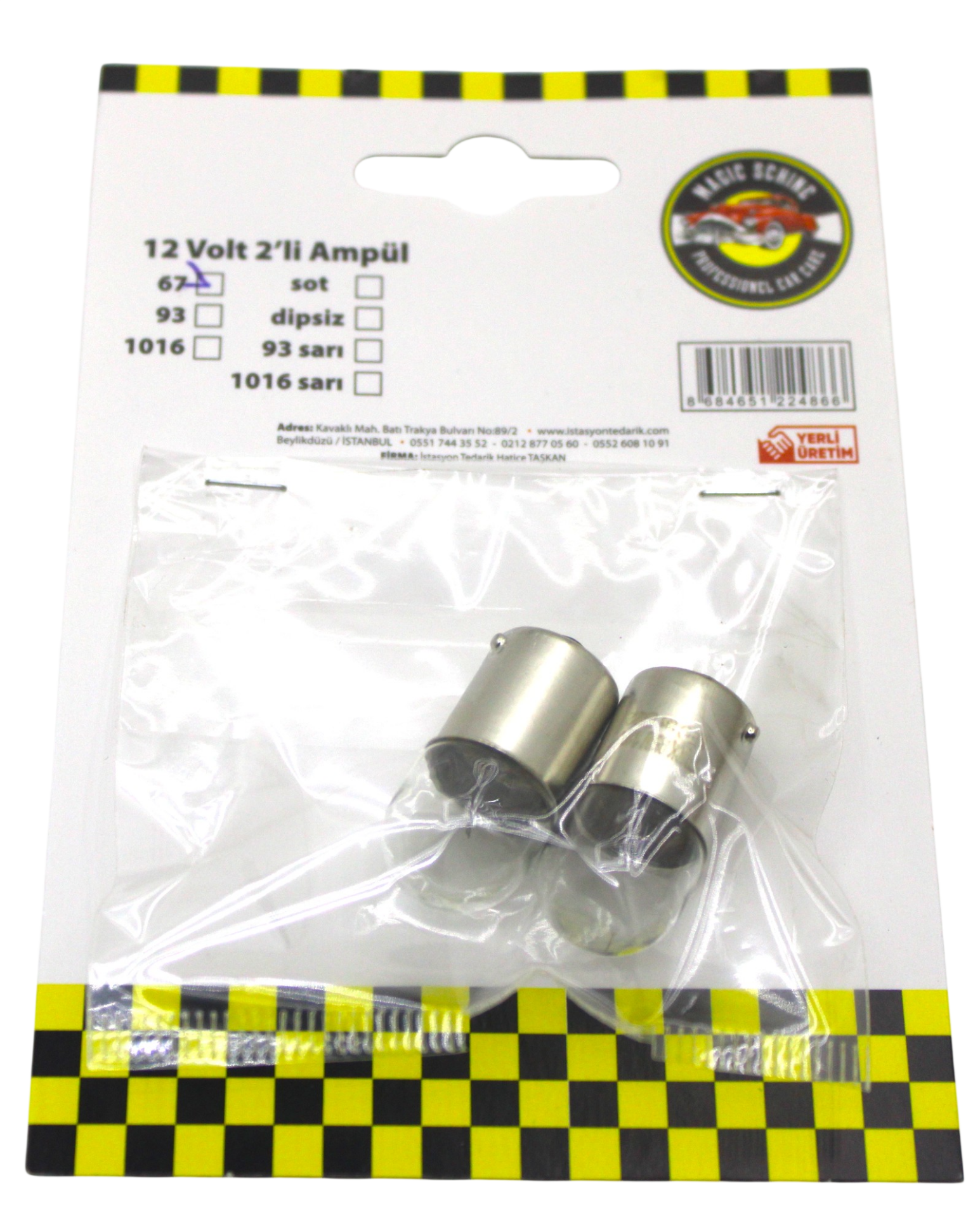 Magic Schine 12 v 5w 67 Ampul R5w T20 Ampul 2'li (2 Adet)