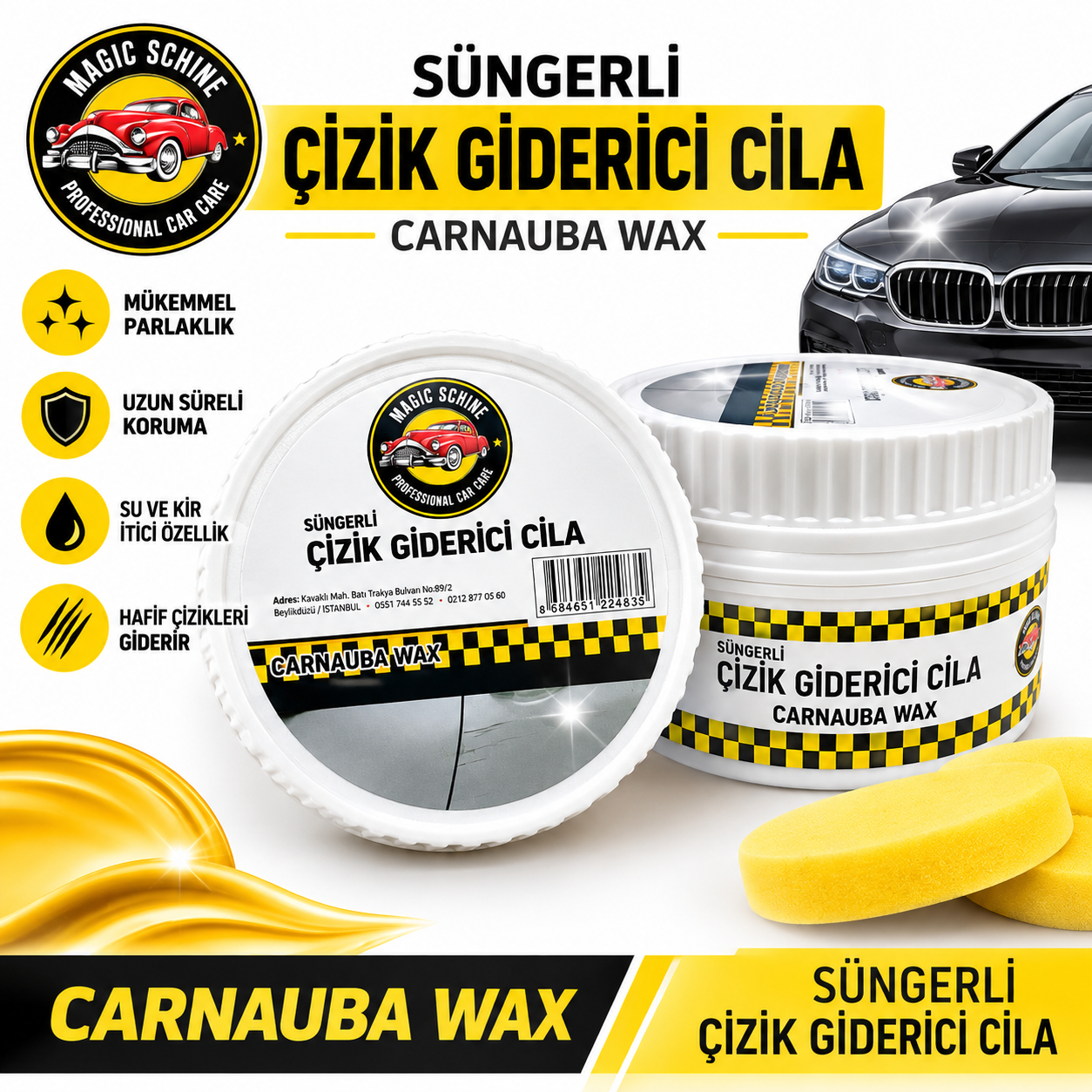 Çizik Giderici Cila 270 gr - Carnauba Wax