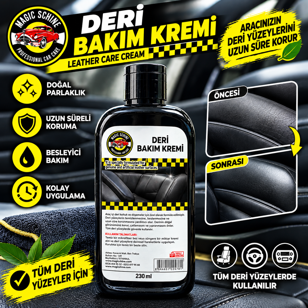 Deri Bakım Kremi 230 ml
