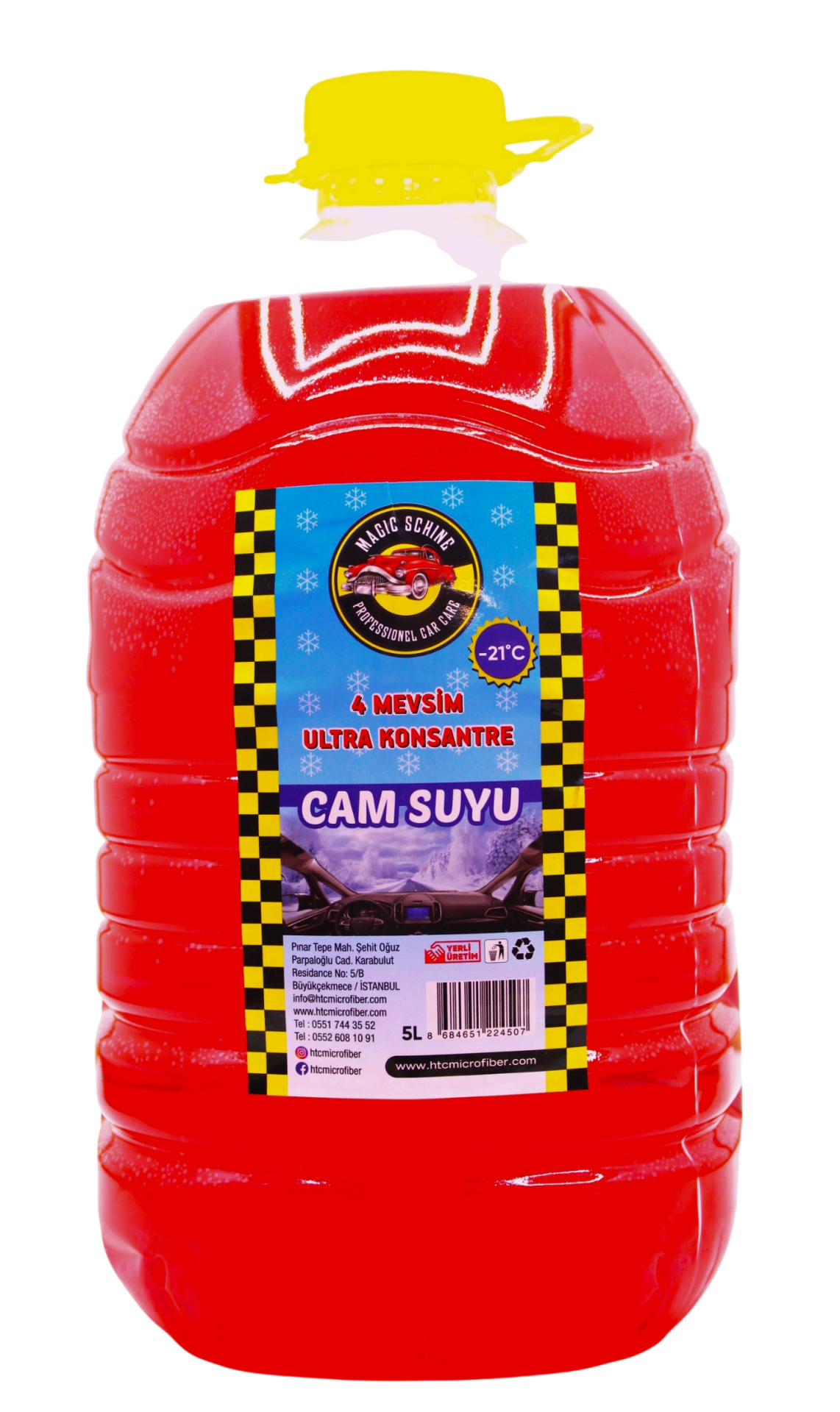 Magic Schine Yazlık Dörtmevsim Şampuanlı Camsuyu 5 lt