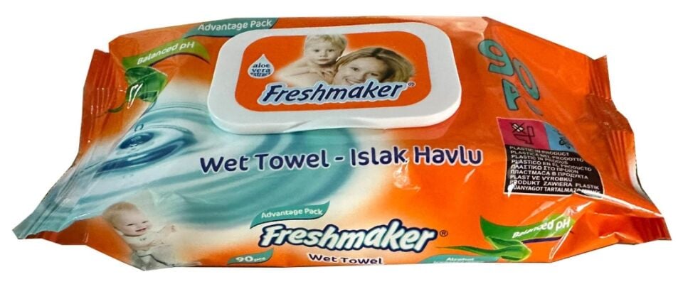 Freshmaker Islak Mendil 90'lı  3 Adet