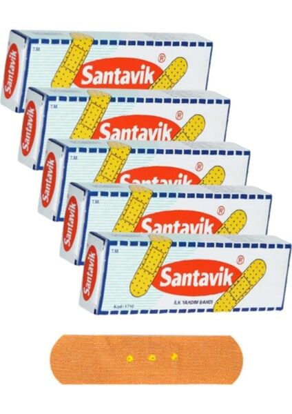 Santavik 10'lu Yara Bandı 5 Adet