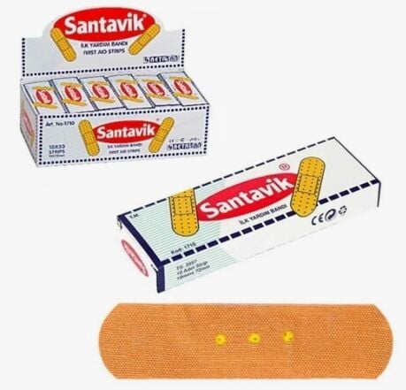 Santavik 10'lu Yara Bandı 1 Paket 30 Adet (300 Bant)
