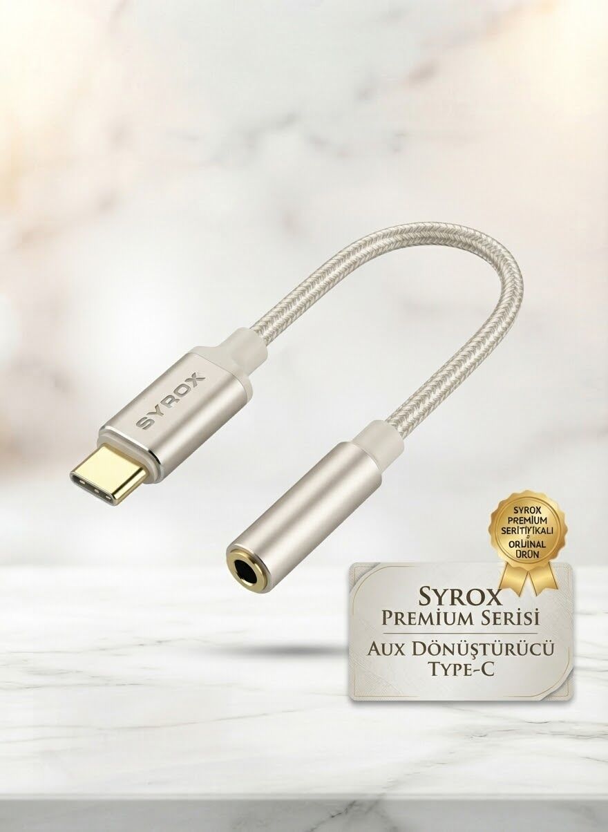 Syrox Aux Dönüştürücü Type-c
