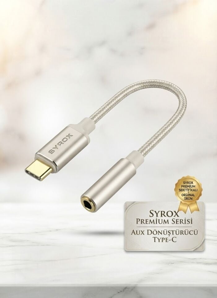 Syrox Aux Dönüştürücü Type-c