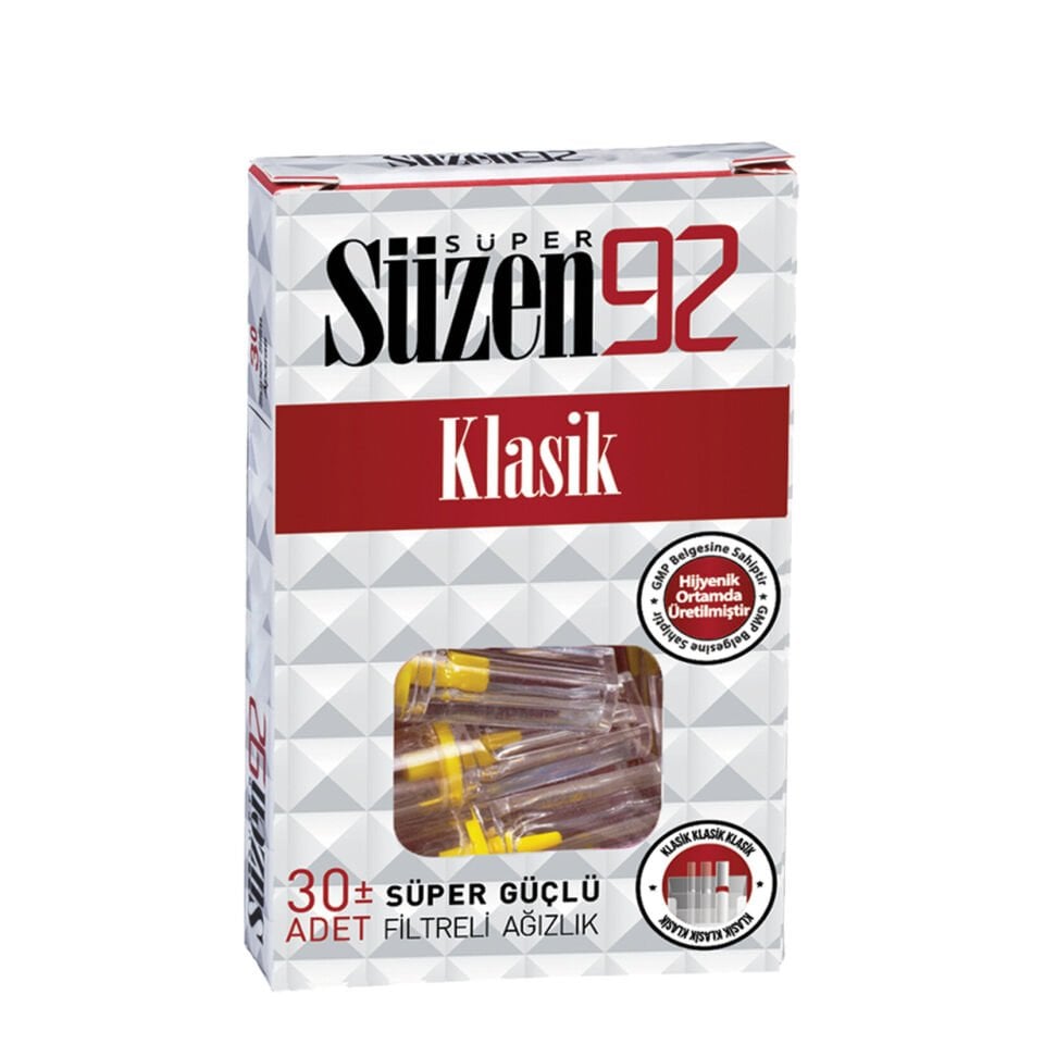 Süzen92 Sigara Ağızlığı (1 Pk. 30 Adet) 5 Pk.