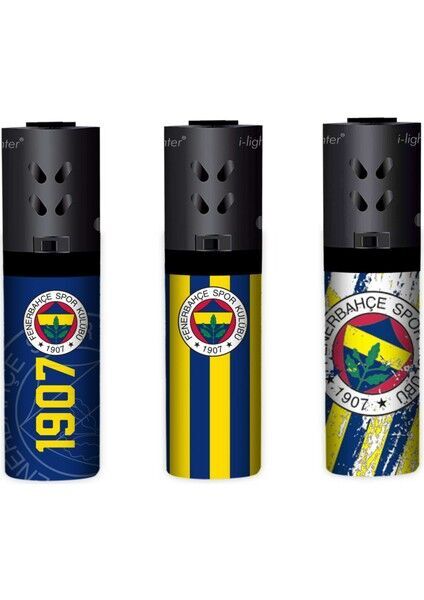 İ-lighter 434 Turbo Lisanslı Taraftar Çakmak Fenerbahçe 3 Adet(Kopya)