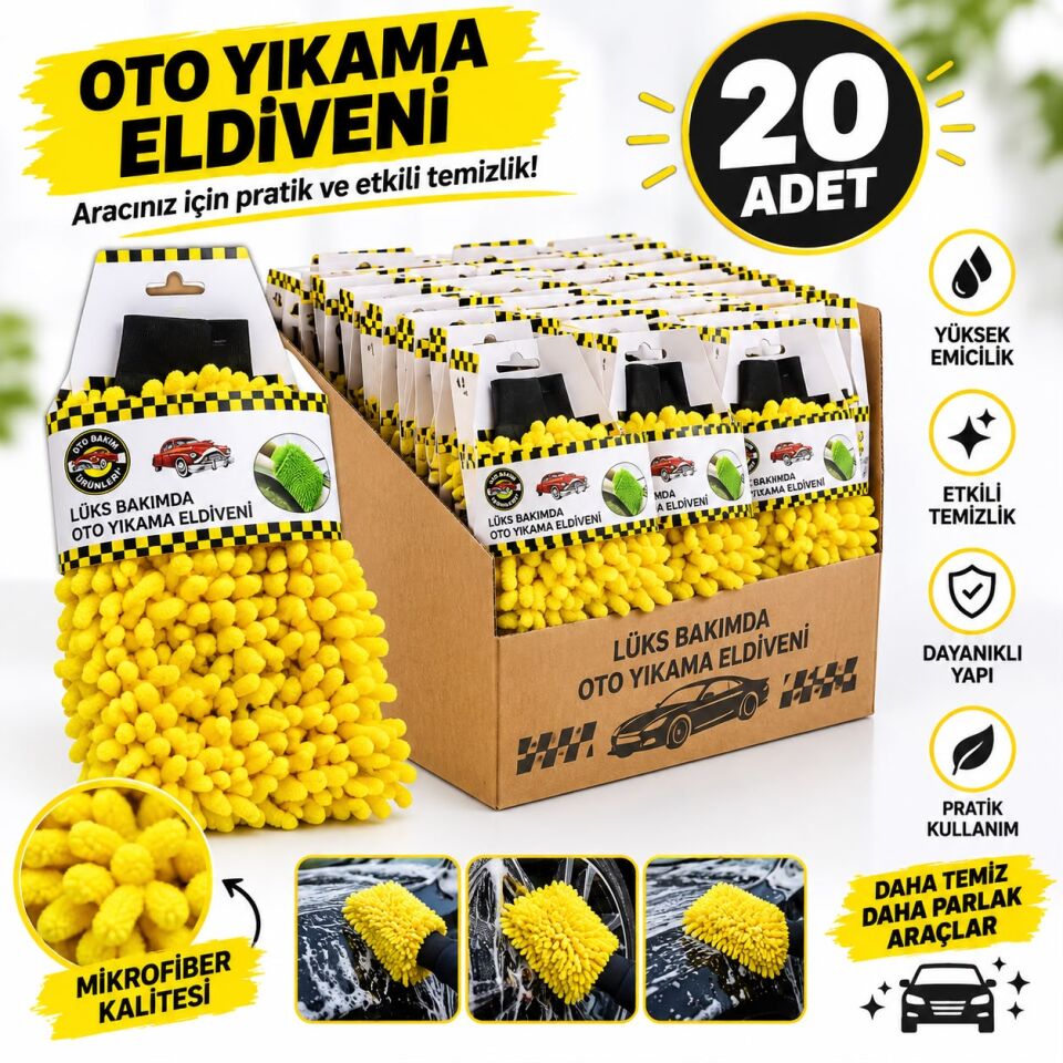 20 'li Oto Temizlik Eldiveni-Sihirli Makarna