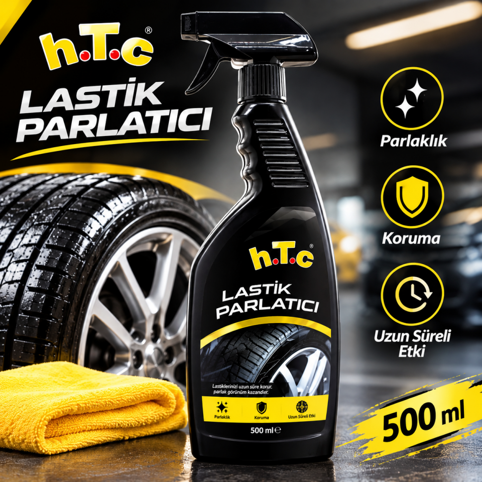 12'li Lastik ve Tampon Parlatıcı 500 ml