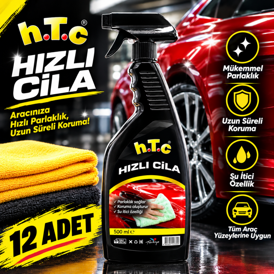 12'li Hızlı Cila 500 ml