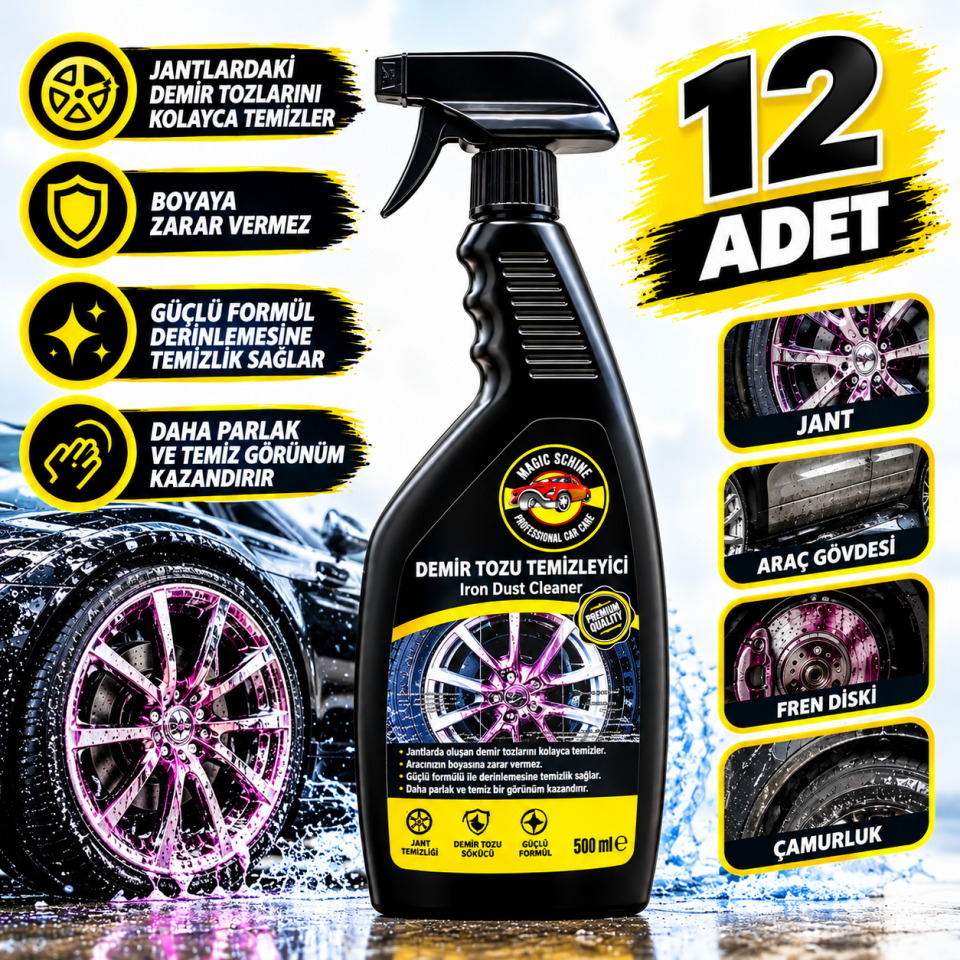 12'li Demir Tozu Temizleyici 500 ml