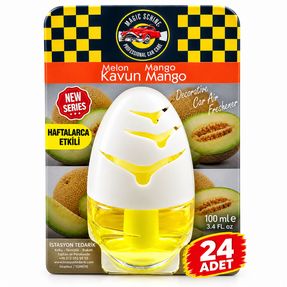 24'lü Kavun Mango Kavanoz Koku 100 ml